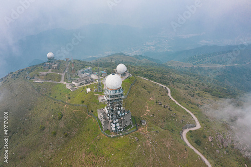Photography observatory station in Tai Mo Shan, Highest peak in Hong Kong