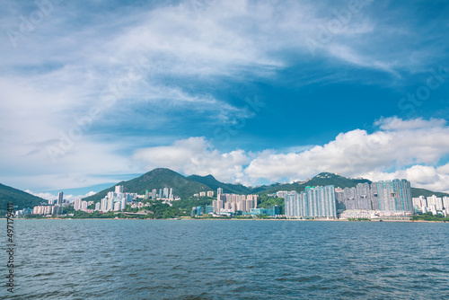 Residential area along the hill, Hong Kong