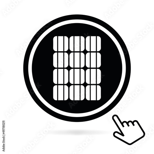 Logo panneaux solaires.