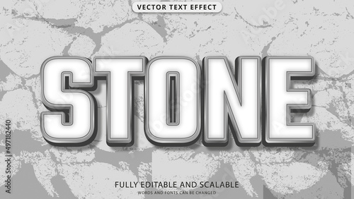 stone text effect editable eps file