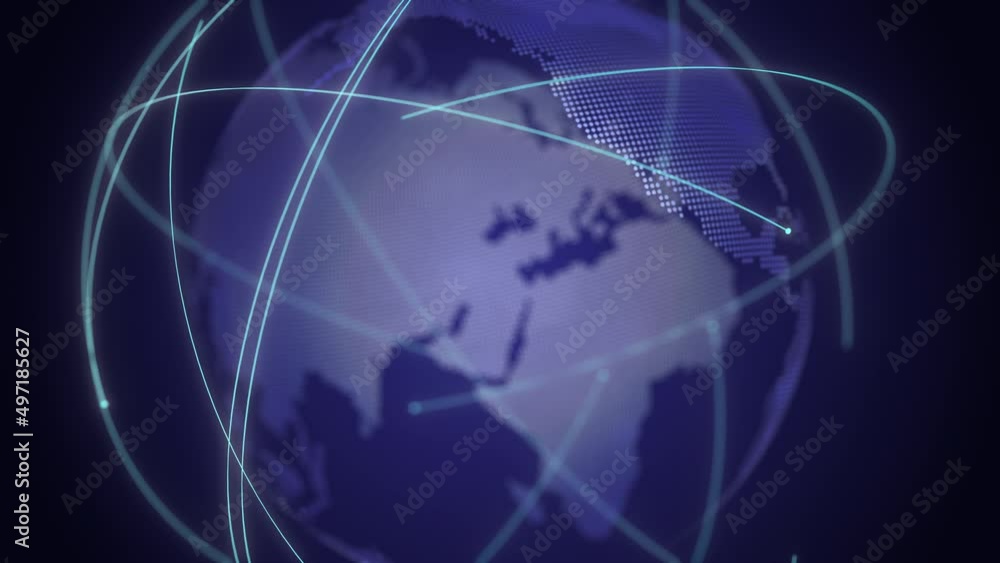 Global technology earth network connection background Global technology earth network connection background