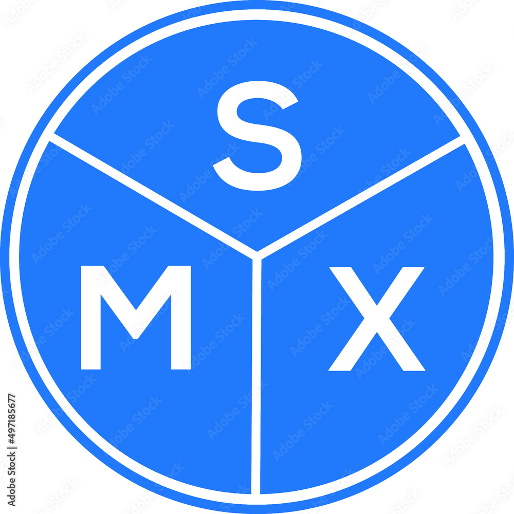SMX letter logo design on black background. SMX creative initials letter logo concept. SMX letter design. SMX letter logo design on black background. SMX creative initials letter logo concept. SMX letter design.