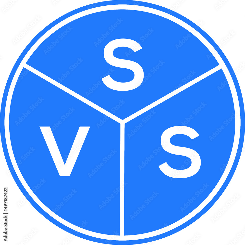 SVS letter logo design on white background. SVS creative circle letter logo concept. SVS letter design. SVS letter logo design on white background. SVS creative circle letter logo concept. SVS letter design.