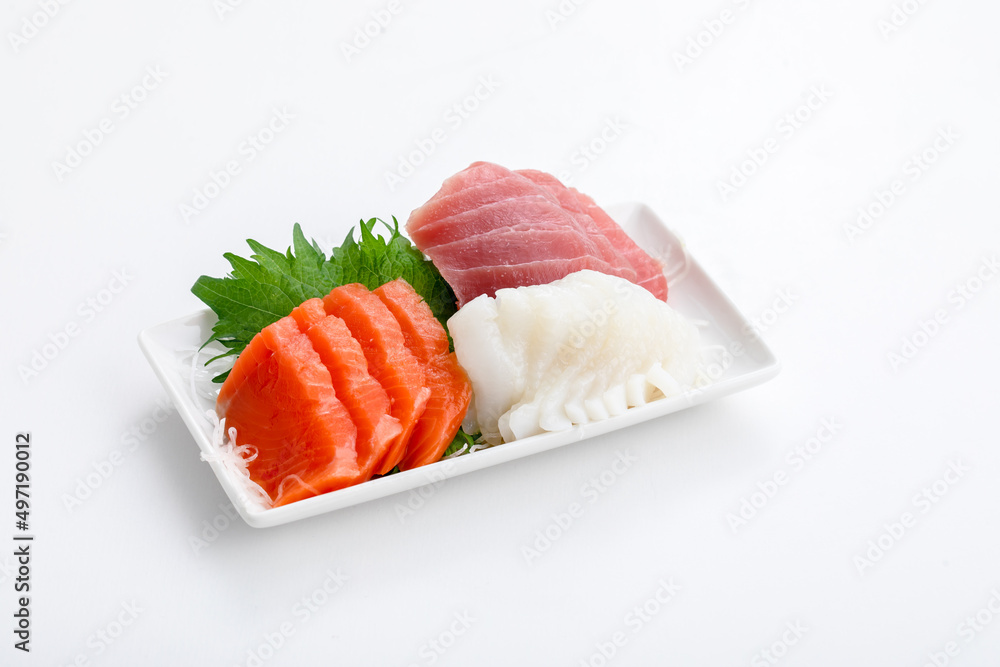 刺身の盛り合わせ　sashimi