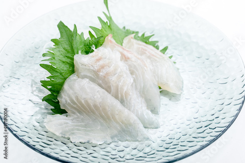 鯛の刺身 sashimi