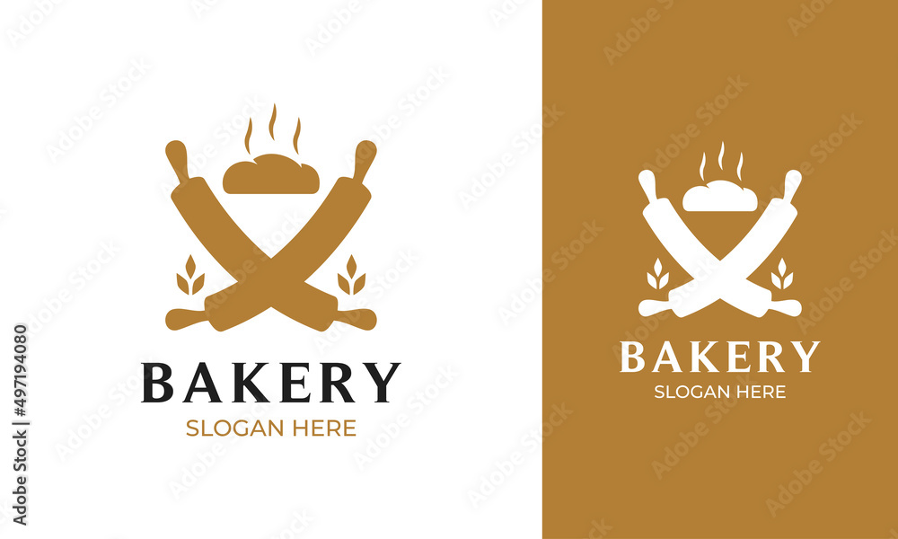 Bakery logo design with homemade concept Bakery logo design with homemade concept