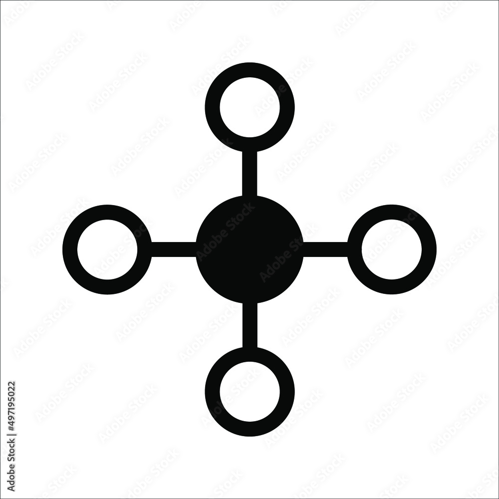 Social network. Action share in network. Business Connections. Social Media.Vector linear icon isolated on white background. Social network. Action share in network. Business Connections. Social Media.Vector linear icon isolated on white background.