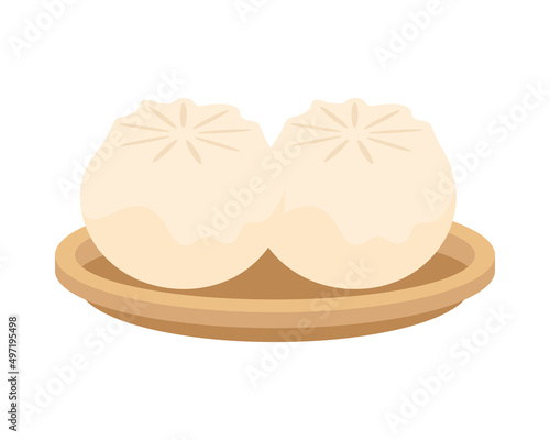dumplings on plate