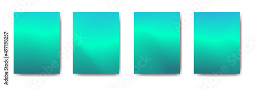 collection of colorful gradient background cover flyers are used for backgrounds, posters, banners, etc.