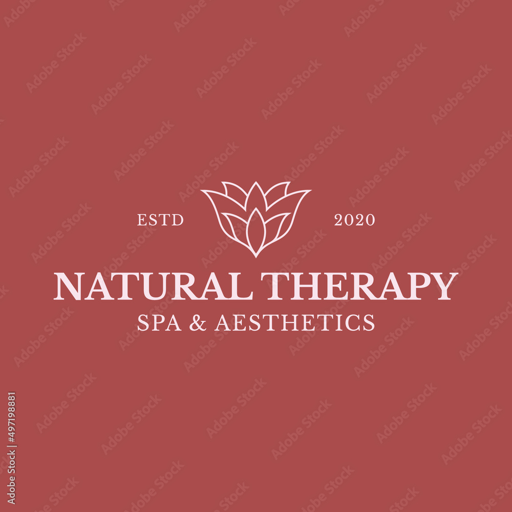Modern Minimal logo Design for SPA & Aesthetics Business Modern Minimal logo Design for SPA & Aesthetics Business