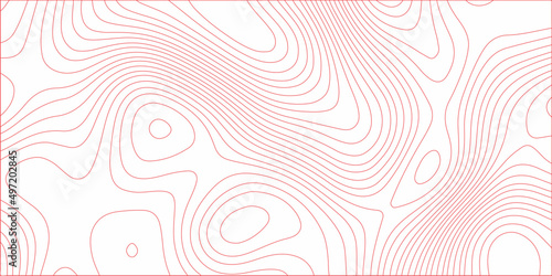 Abstract design with black and white abstract background. The concept of a conditional geography scheme and the terrain path. Wide size. Map on land vector terrain Illustration .