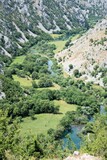 green nature and the Krupa river, Croatia