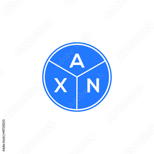 Free Download AXN letter logo design on white background. AXN  creative circle letter logo concept. AXN letter design. - GFXLoad