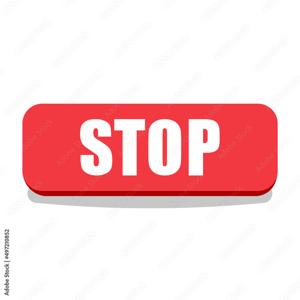 realistick vector stop red button icon eps10 realistick vector stop red button icon eps10
