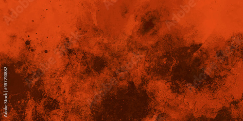 Fotografi Red and yellow background and abstract background, uneven surface, coating abstract blaze fire flame texture or background