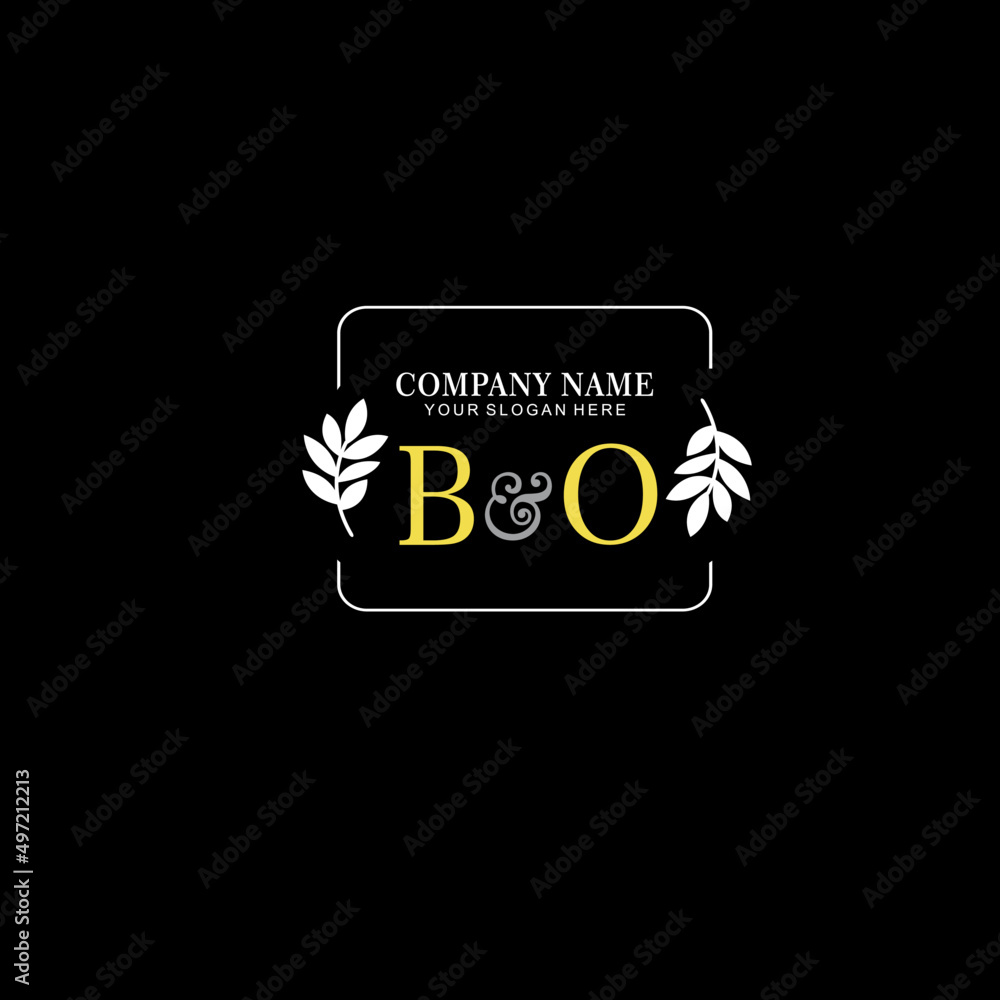 BO Beauty vector initial logo art handwriting logo of initial signature, wedding, fashion, jewelry, boutique, floral BO Beauty vector initial logo art handwriting logo of initial signature, wedding, fashion, jewelry, boutique, floral