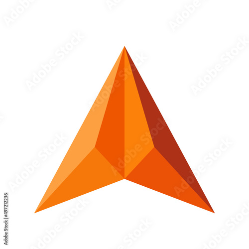 orange 3d airplane sending text message chat eps10