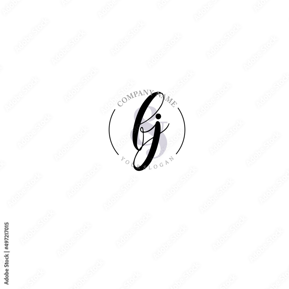 FJ Initial letter handwriting and signature logo. Beauty vector initial logo .Fashion boutique floral and botanical FJ Initial letter handwriting and signature logo. Beauty vector initial logo .Fashion boutique floral and botanical