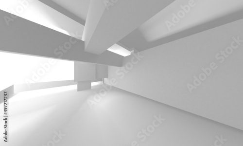 Wallpaper Mural White Modern Background. Abstract Building Concept Torontodigital.ca