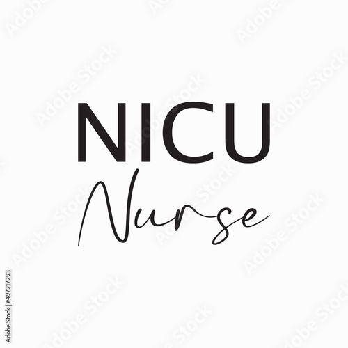 nicu nurse black letter quote