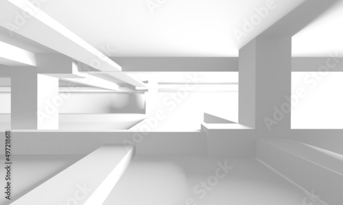 Wallpaper Mural Abstract White Architecture Design Concept Torontodigital.ca