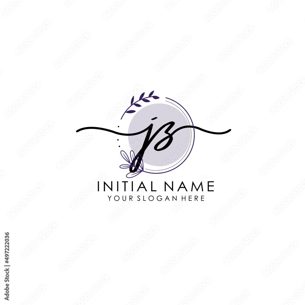 JZ Luxury initial handwriting logo with flower template, logo for beauty, fashion, wedding, photography JZ Luxury initial handwriting logo with flower template, logo for beauty, fashion, wedding, photography