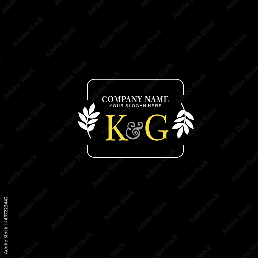 KG Beauty vector initial logo art handwriting logo of initial signature, wedding, fashion, jewelry, boutique, floral KG Beauty vector initial logo art handwriting logo of initial signature, wedding, fashion, jewelry, boutique, floral