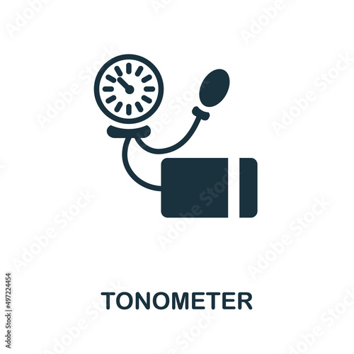 Tonometer icon. Simple element from healthcare collection. Creative Tonometer icon for web design, templates, infographics and more