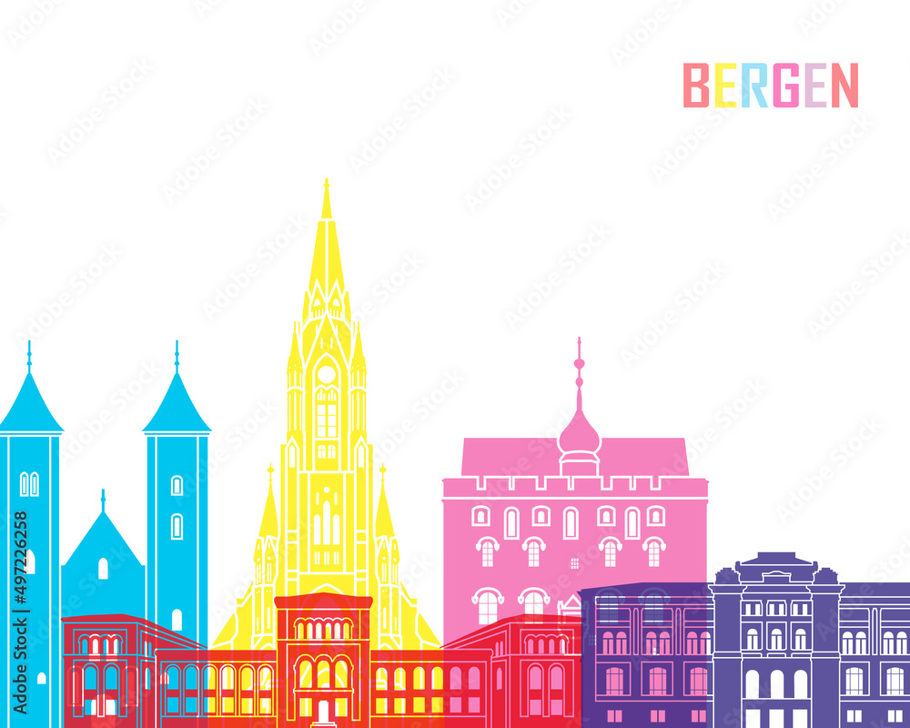 Bergen skyline pop