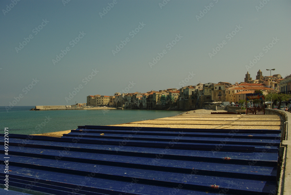 Fototapeta premium Cefalu- Sicily - Italy, a characteristic village in the province of Palermo