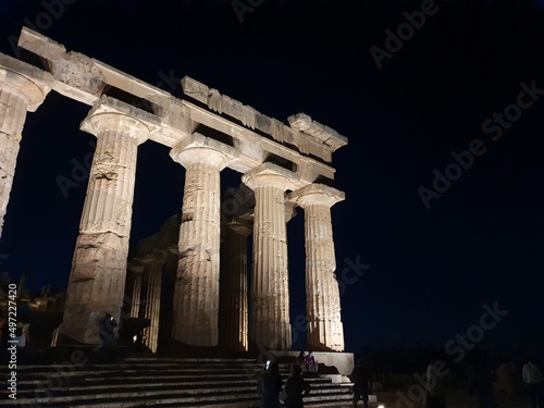 Tempio di Selinunte, notturno