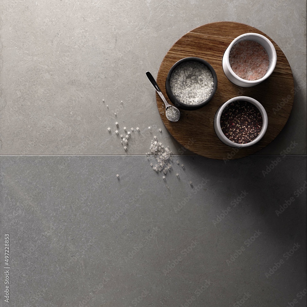 Modern interior design of room with elegant tiles, seamless, luxurious interior background.