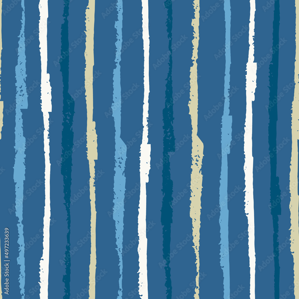 Seamless repeating pattern with hand drawn multicolored uneven stripes with ragged edges for surface design and other design projects Seamless repeating pattern with hand drawn multicolored uneven stripes with ragged edges for surface design and other design projects