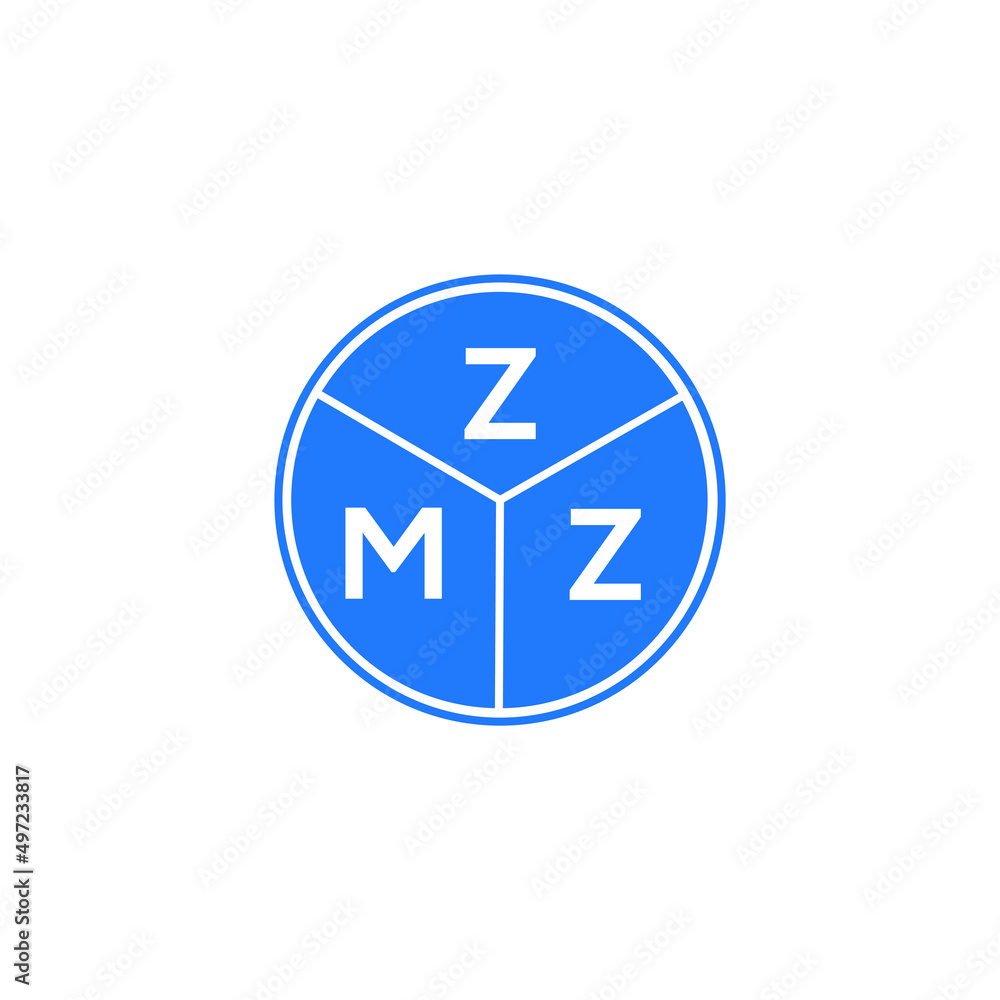 ZMZ letter logo design on white background. ZMZ creative circle letter logo concept. ZMZ letter design. ZMZ letter logo design on white background. ZMZ creative circle letter logo concept. ZMZ letter design.