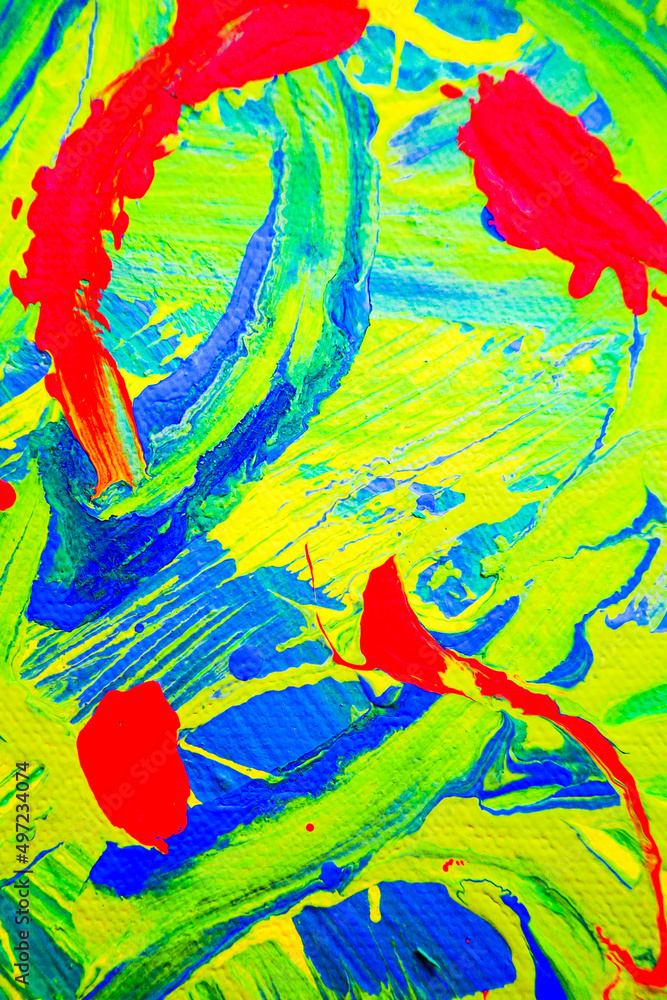 Obraz premium abstract painting, the picture is written by the author of the photo 