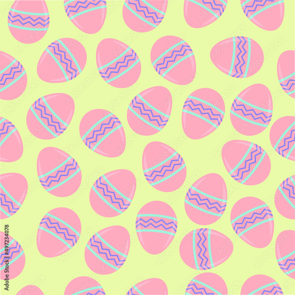 Beautiful Easter Egg Seamless Pattern Background Illustration, Pastel Colors Decorated Easter Egg vector seamless pattern
Beautiful Easter Egg Seamless Pattern Background Illustration, Pastel Colors Decorated Easter Egg vector seamless pattern