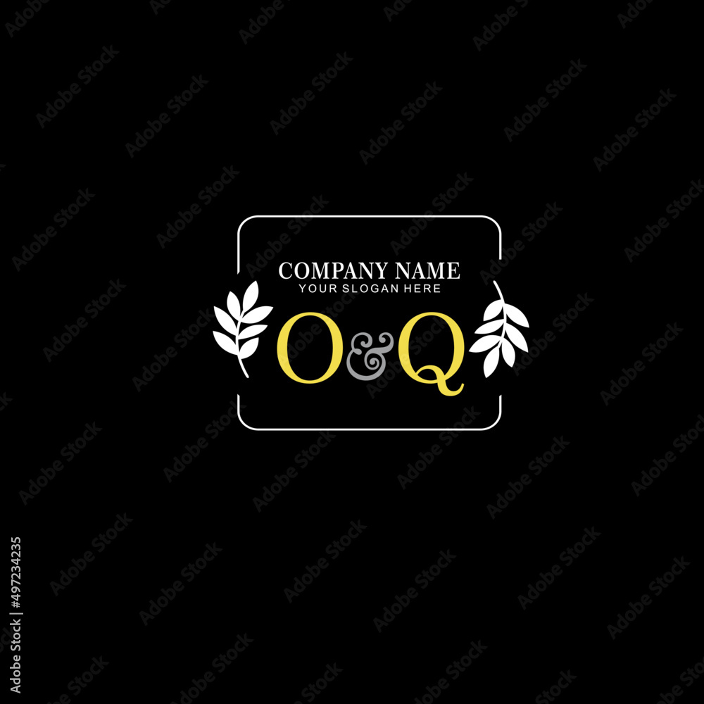 OQ Beauty vector initial logo art handwriting logo of initial signature, wedding, fashion, jewelry, boutique, floral OQ Beauty vector initial logo art handwriting logo of initial signature, wedding, fashion, jewelry, boutique, floral