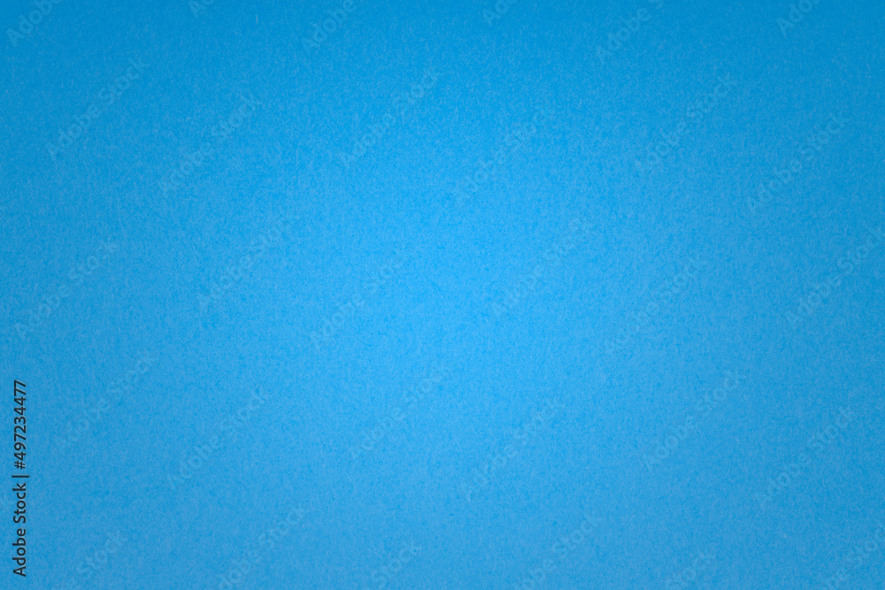 Bright blue textured Background Smooth with vignette space