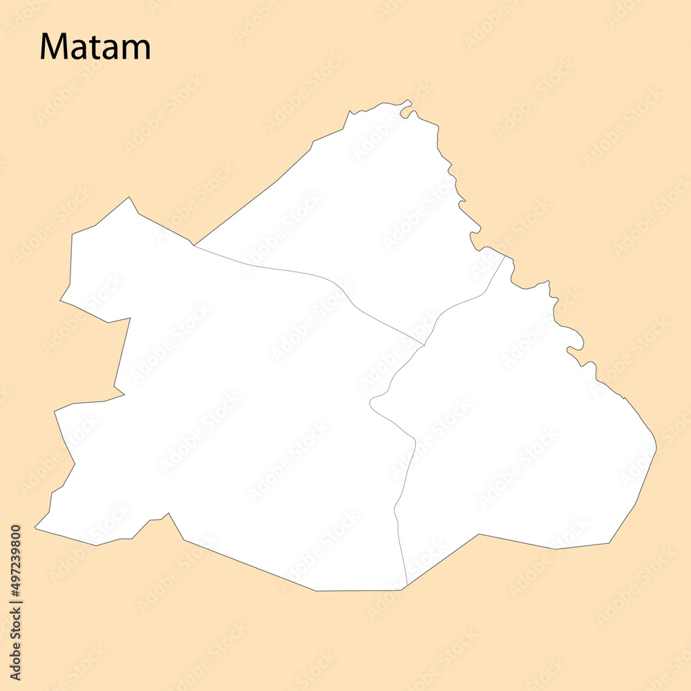 High Quality map of Matam is a region of Senegal, High Quality map of Matam is a region of Senegal,