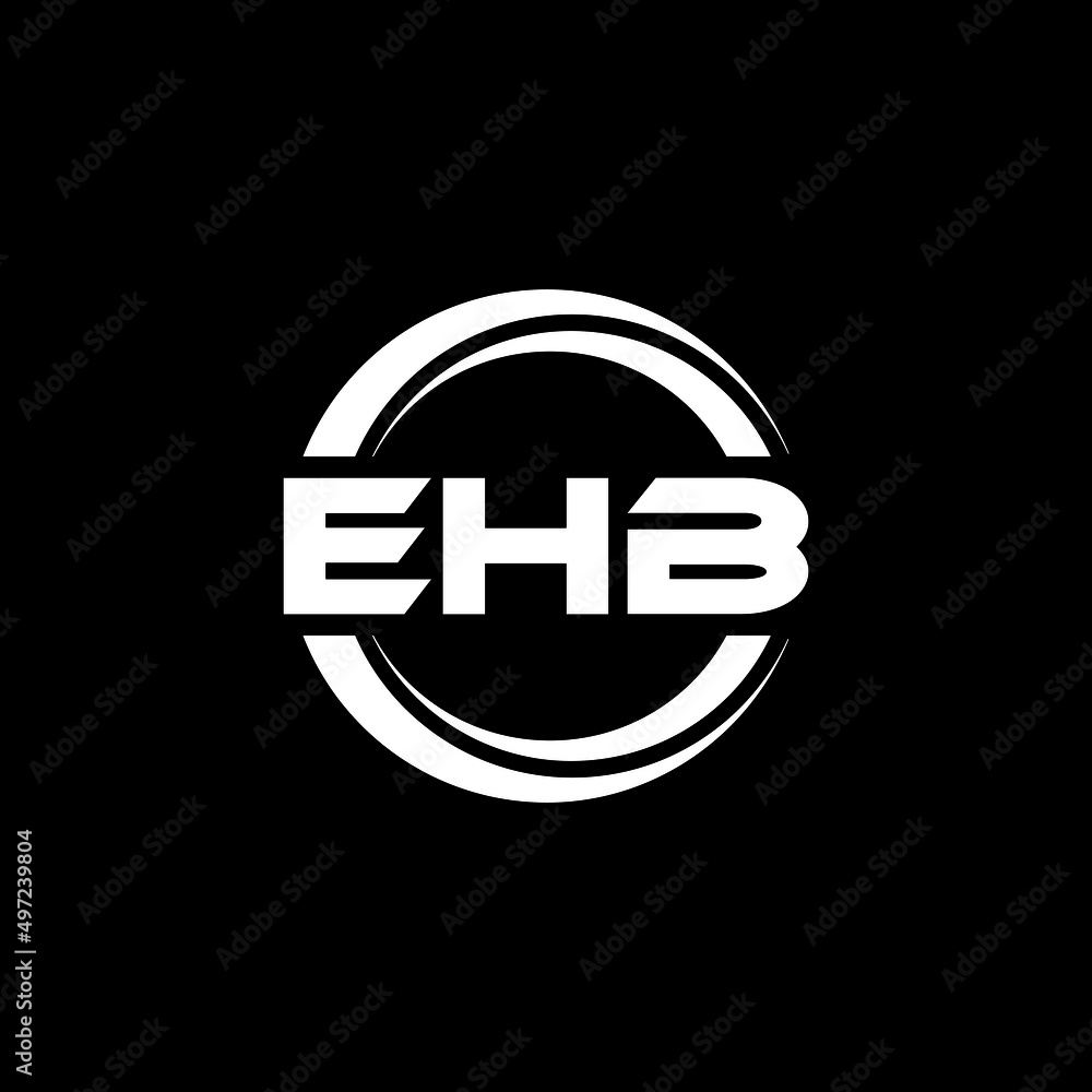 EHB letter logo design with black background in illustrator, vector logo modern alphabet font overlap style. calligraphy designs for logo, Poster, Invitation, etc. EHB letter logo design with black background in illustrator, vector logo modern alphabet font overlap style. calligraphy designs for logo, Poster, Invitation, etc.