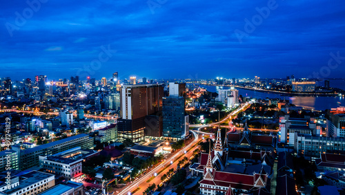 Принти на полотні city at night