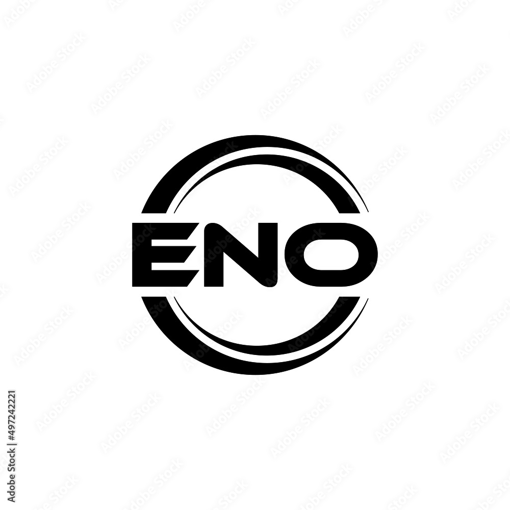 ENO letter logo design with white background in illustrator, vector logo modern alphabet font overlap style. calligraphy designs for logo, Poster, Invitation, etc. ENO letter logo design with white background in illustrator, vector logo modern alphabet font overlap style. calligraphy designs for logo, Poster, Invitation, etc.