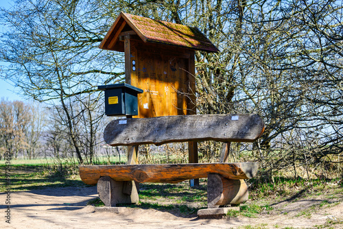 The Bauerngarben near Rossla in Saxony Anhalt is an episodic lake photo