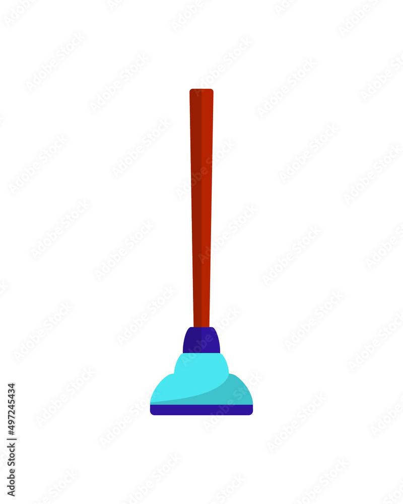 Rubber Plunger Vector Illustration Unique Design. Rubber Plunger Vector Illustration Unique Design.