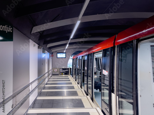 Photography subway station in Barcelona