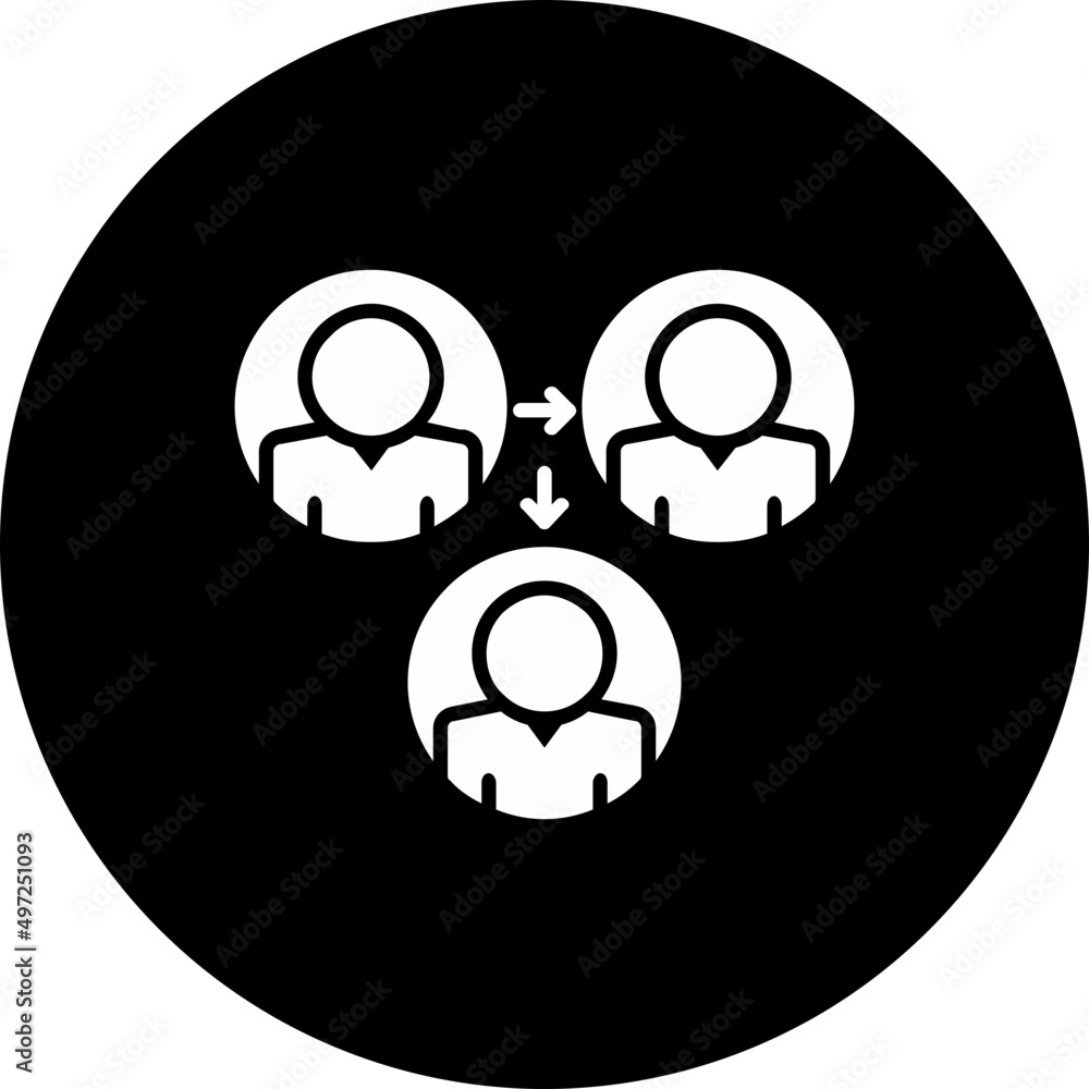 Teamwork Vector Icon Teamwork Vector Icon