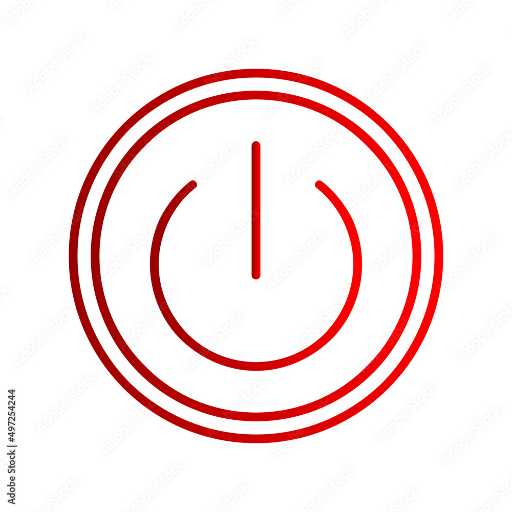 Start Button Vector Icon Start Button Vector Icon