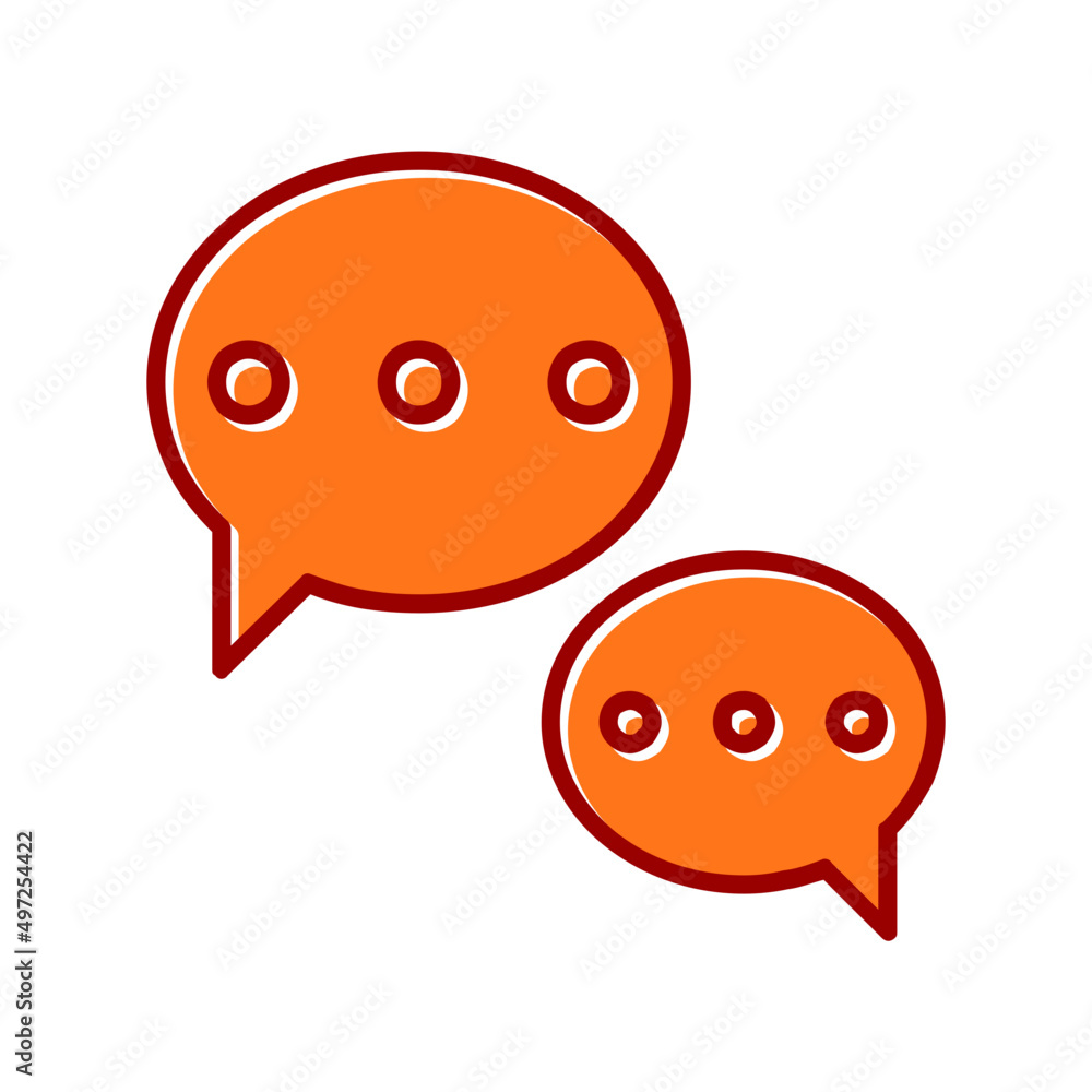 Fototapeta premium Speech Bubble Vector Icon