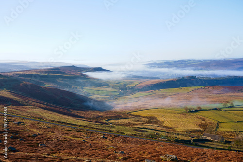 Down the mist filled valleys of Derbyshire. © Steven Bramall