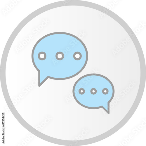 Speech Bubble Vector Icon